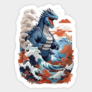 Godzilla Sticker